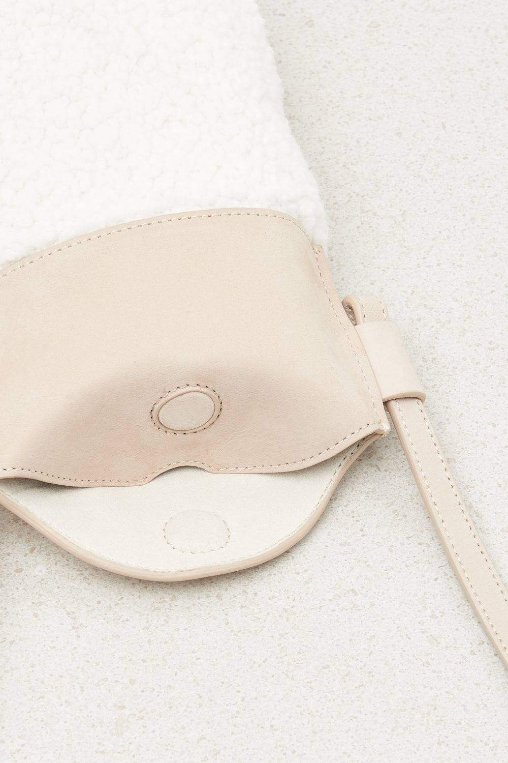 Peserico Borsa portacellulare in eco-pelliccia e vera pelle Sconto