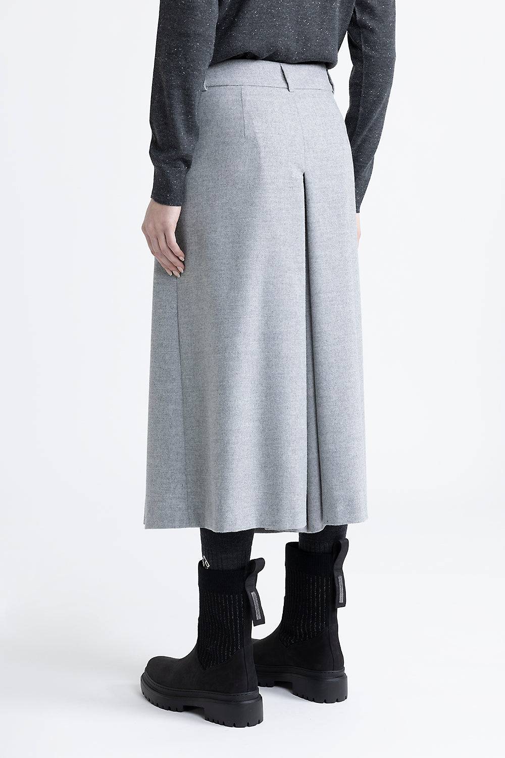 Peserico Gonna pantalone in flanella leggera e lana viscosa Soddisfazione Garantita