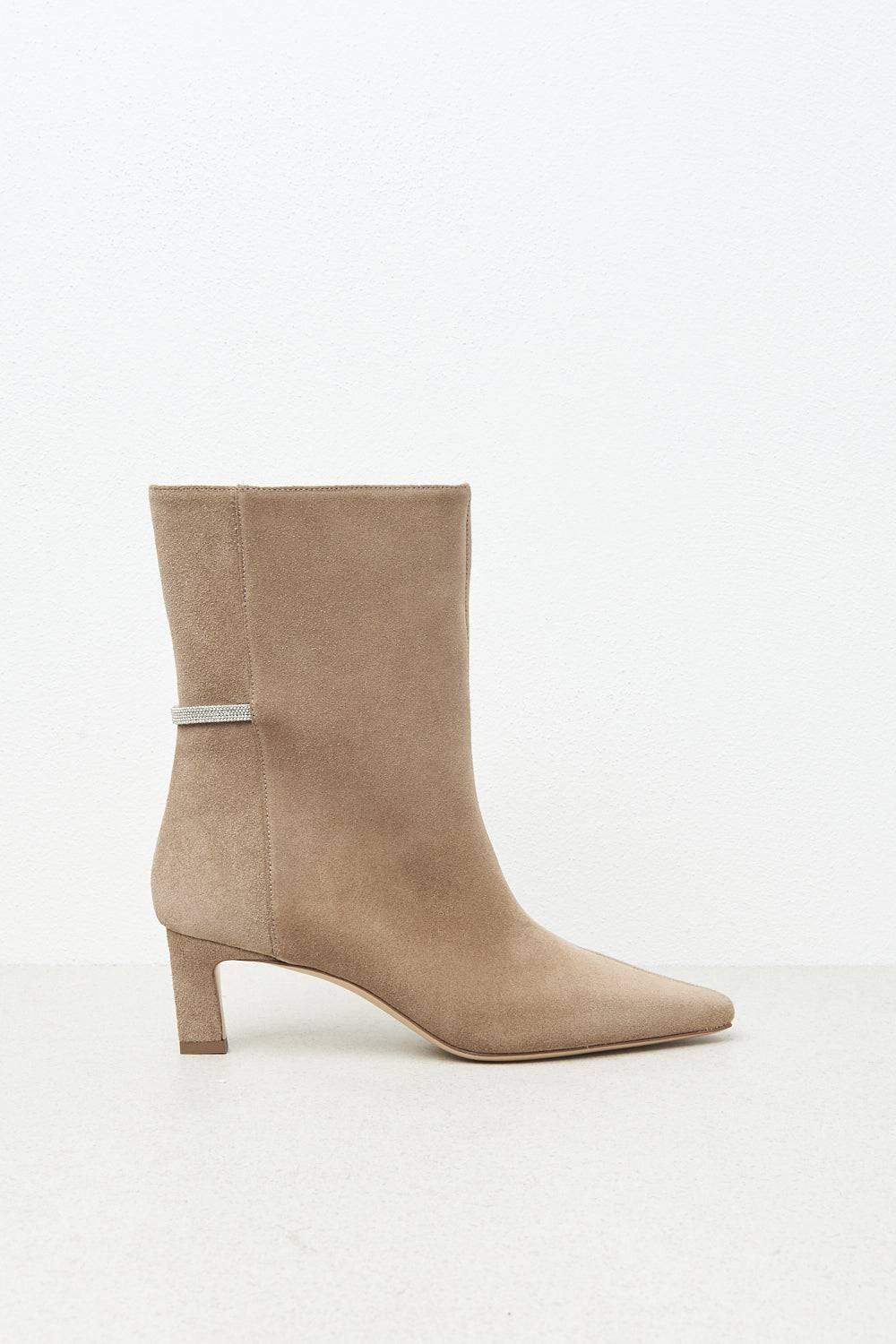 Peserico Ankle boot in vera pelle scamosciata Shopping Online