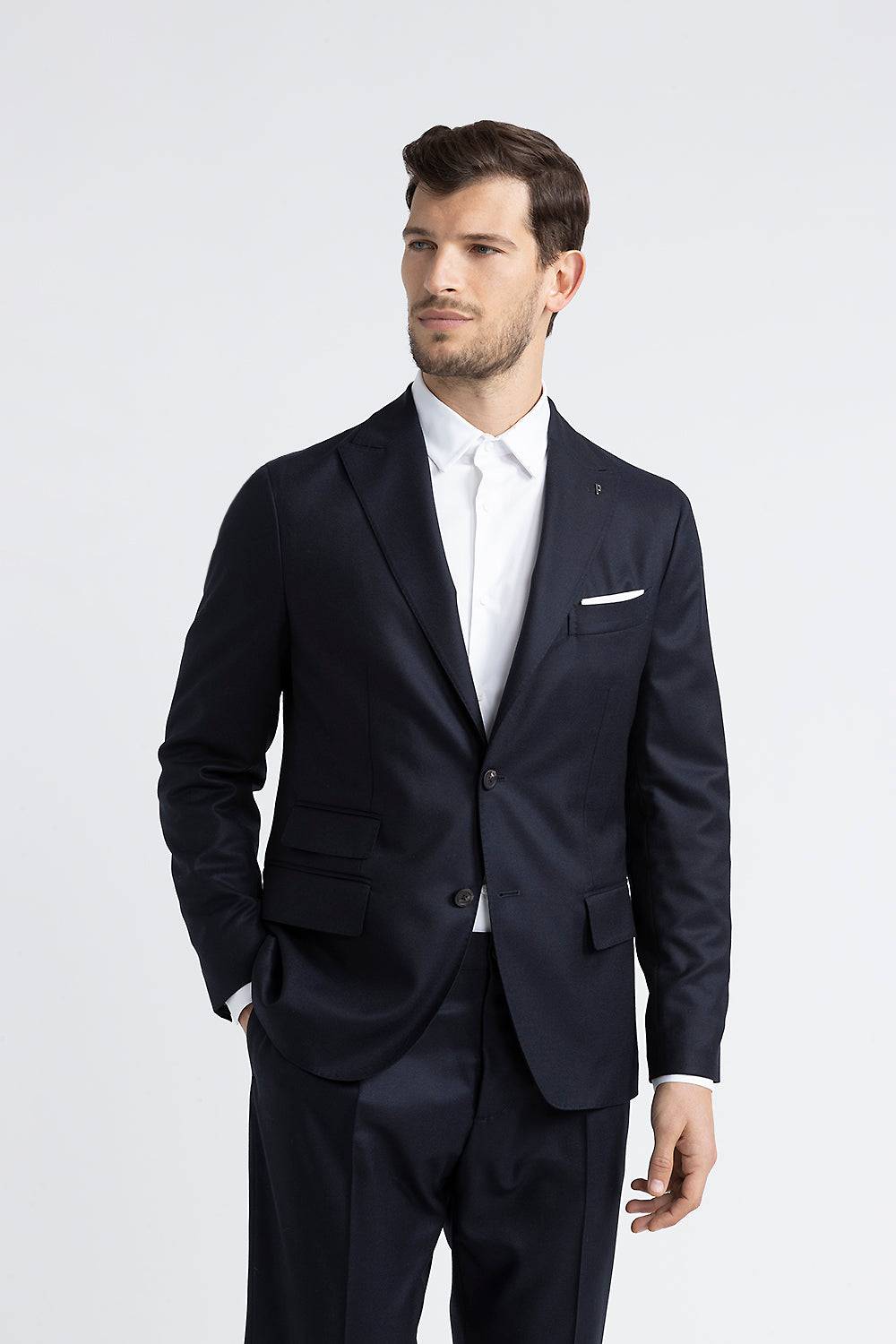 Peserico Blazer monopetto in pura lana vergine Saldi Di Fabbrica
