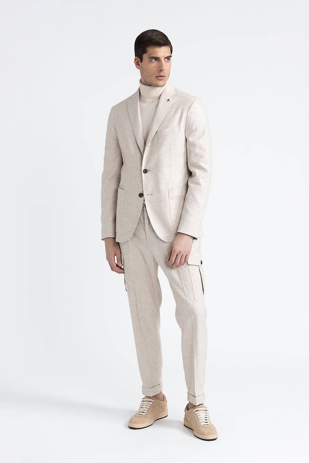 Peserico Blazer monopetto in tweed di lana, seta e cashmere I Più Venduti