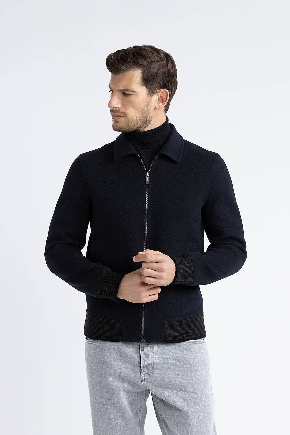 Peserico Giubbino in panno double di lana cashmere Spedizione Gratuita