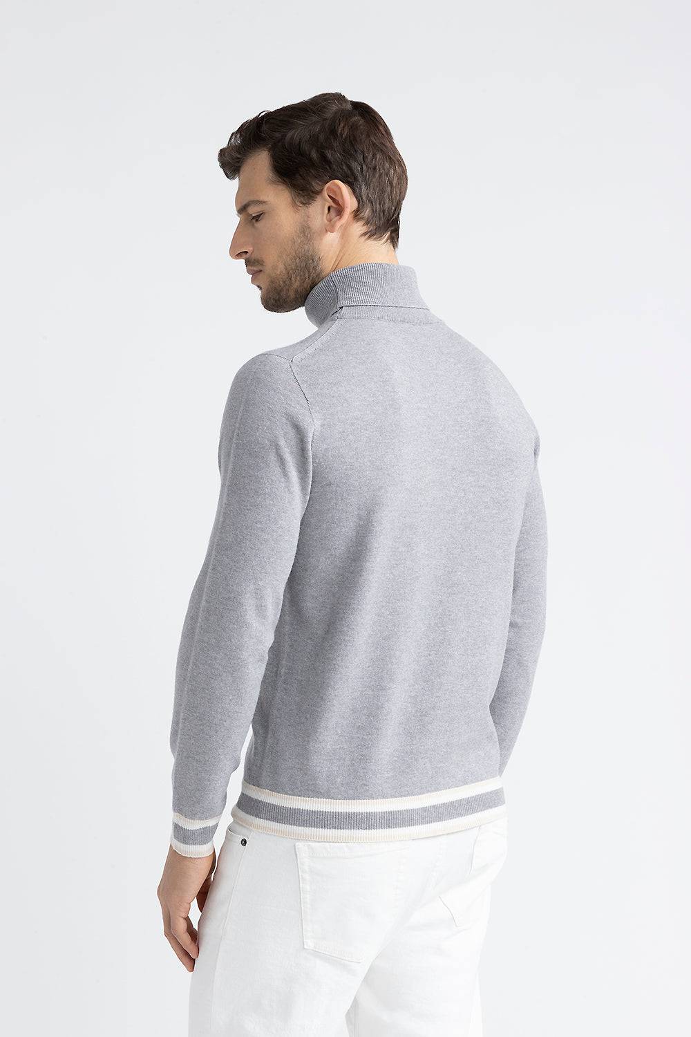 Peserico Maglia collo alto in lana, seta e cashmere Consegna Veloce