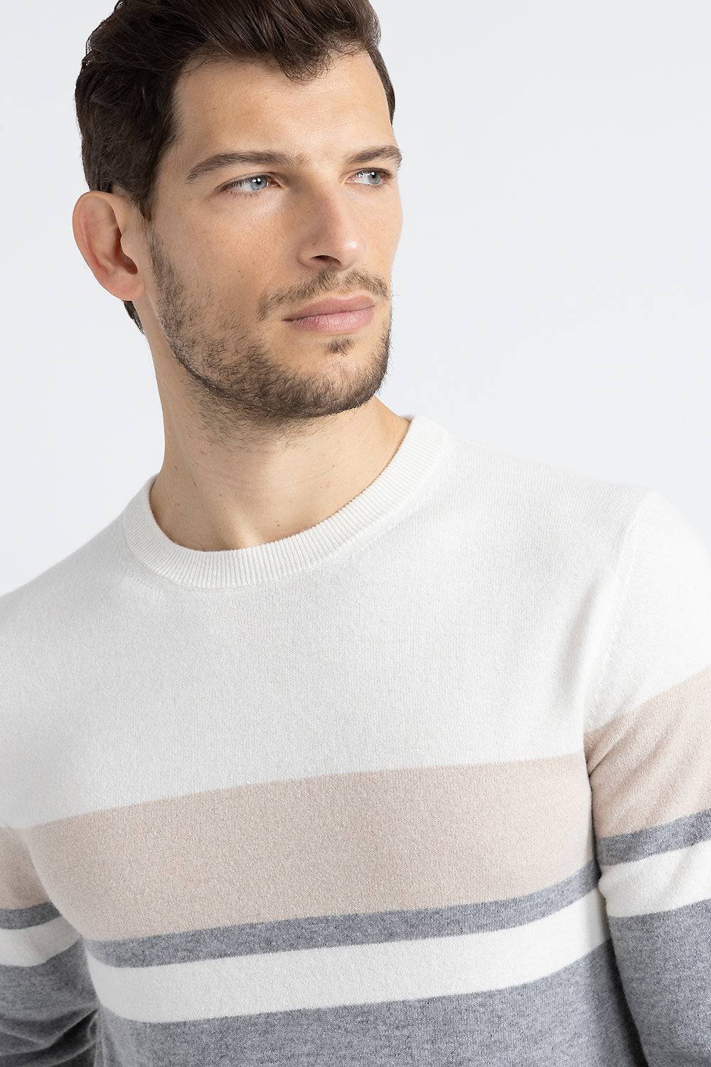 Peserico Maglia girocollo in lana merinos e cashmere Promozione Limitata