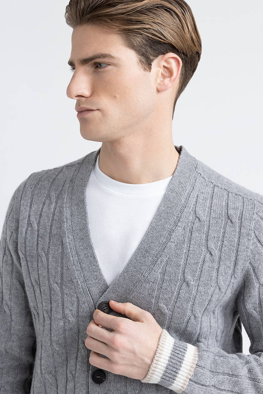 Peserico Cardigan in lana merinos extrafine e cashmere Fino Al -60%