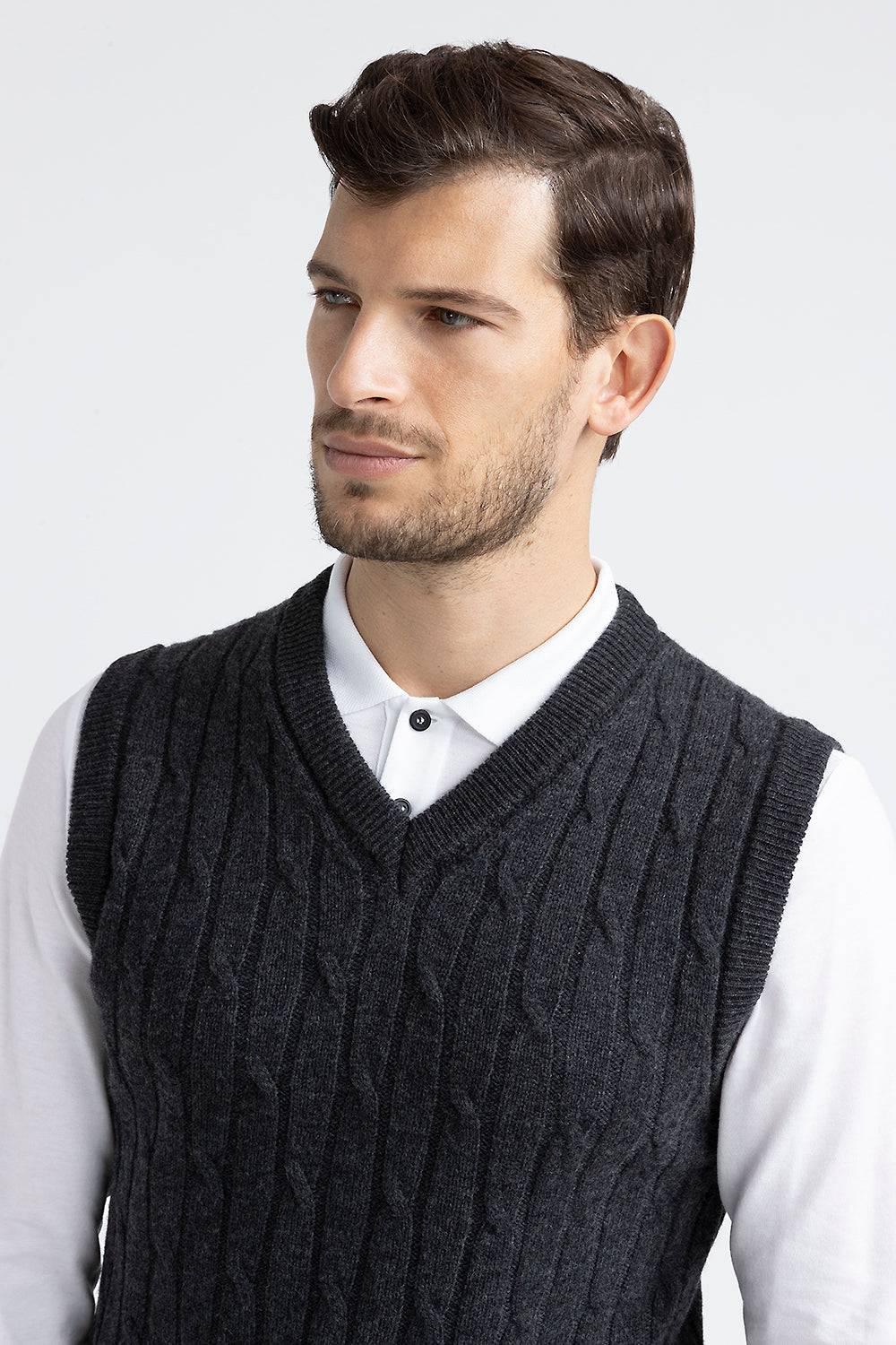 Peserico Gilet in lana merinos extrafine e cashmere Affare Del Giorno