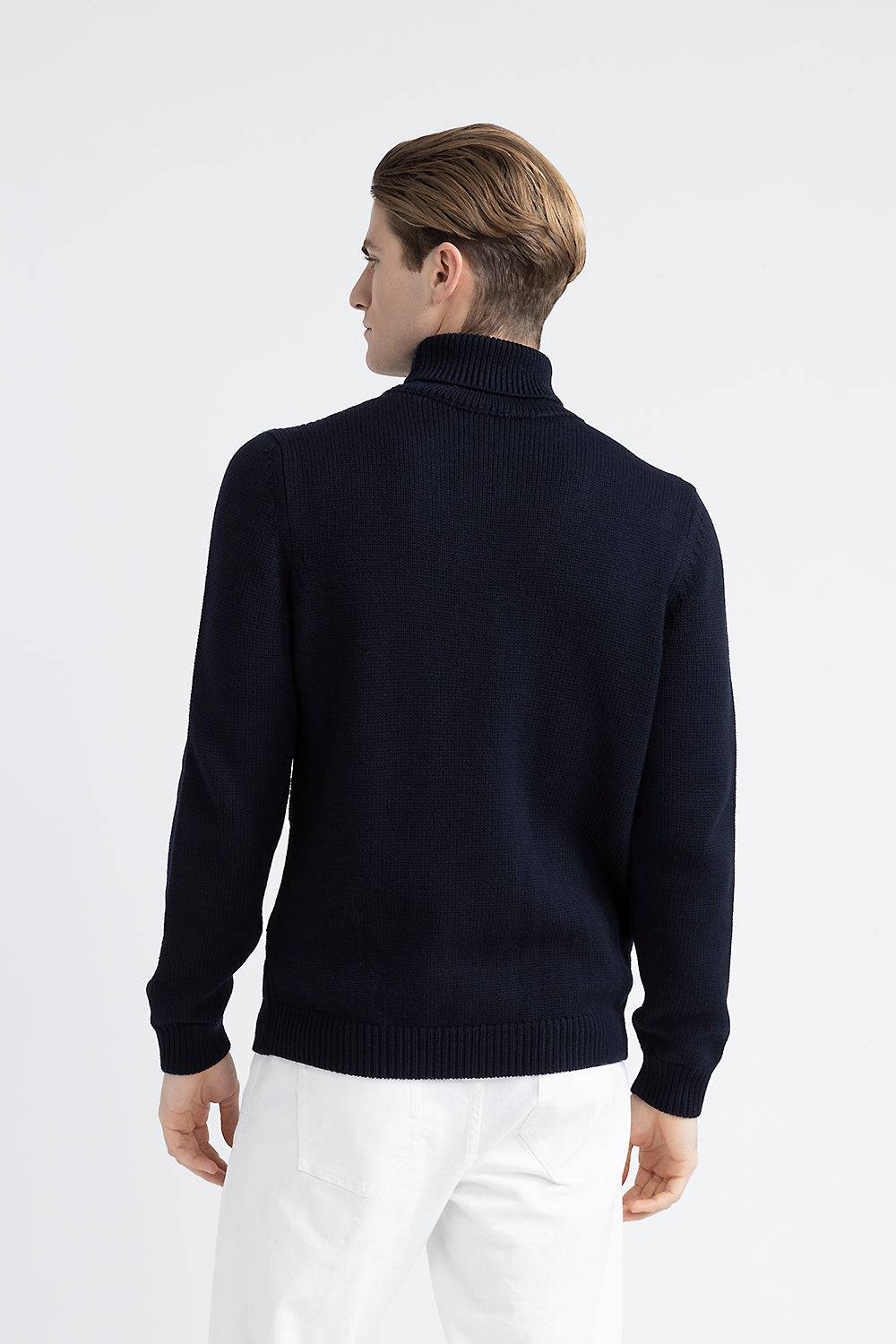 Peserico Maglia collo alto in pura lana merinos extrafine Prezzo Ridotto