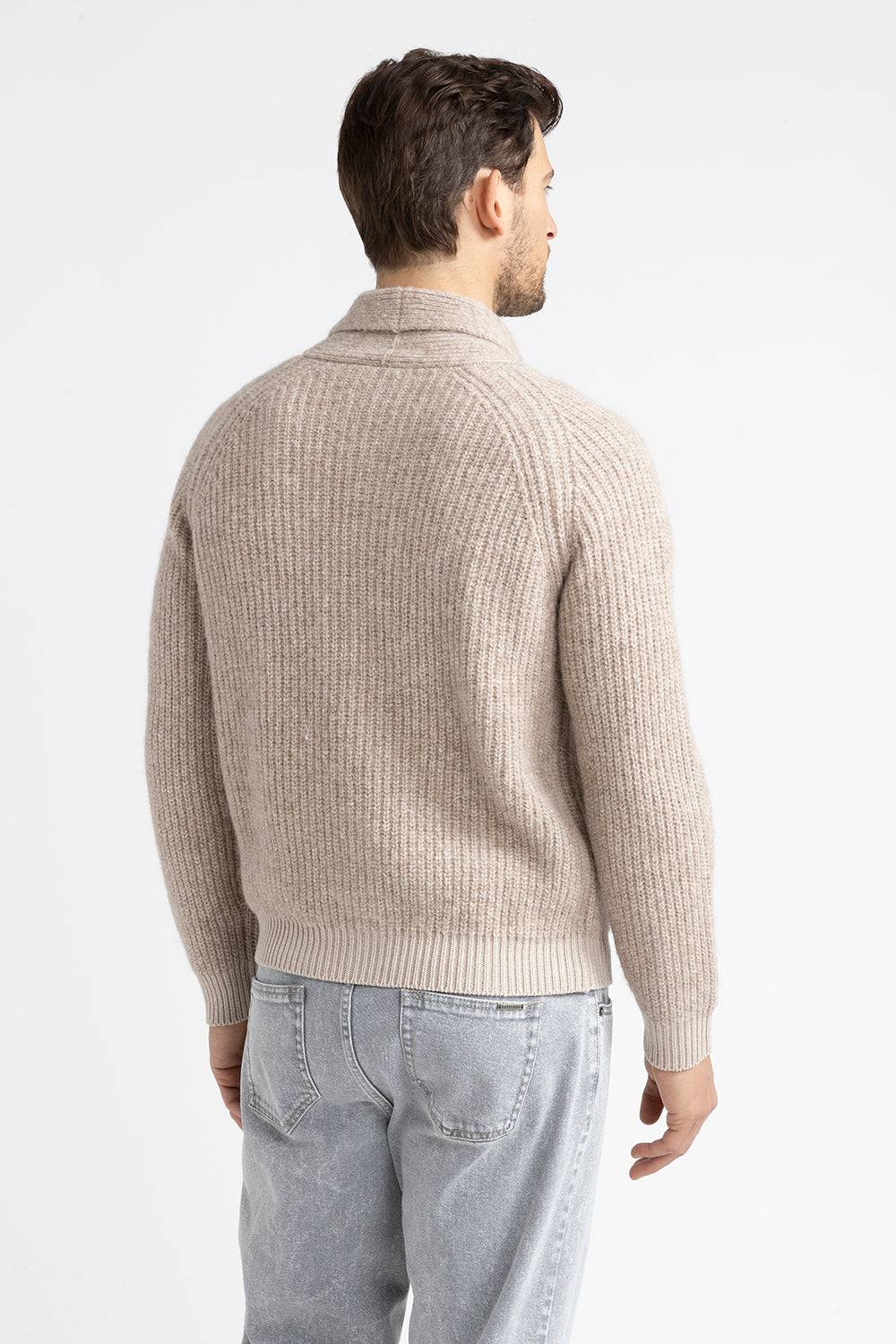 Peserico Cardigan in lana merinos extrafine e cashmere Online
