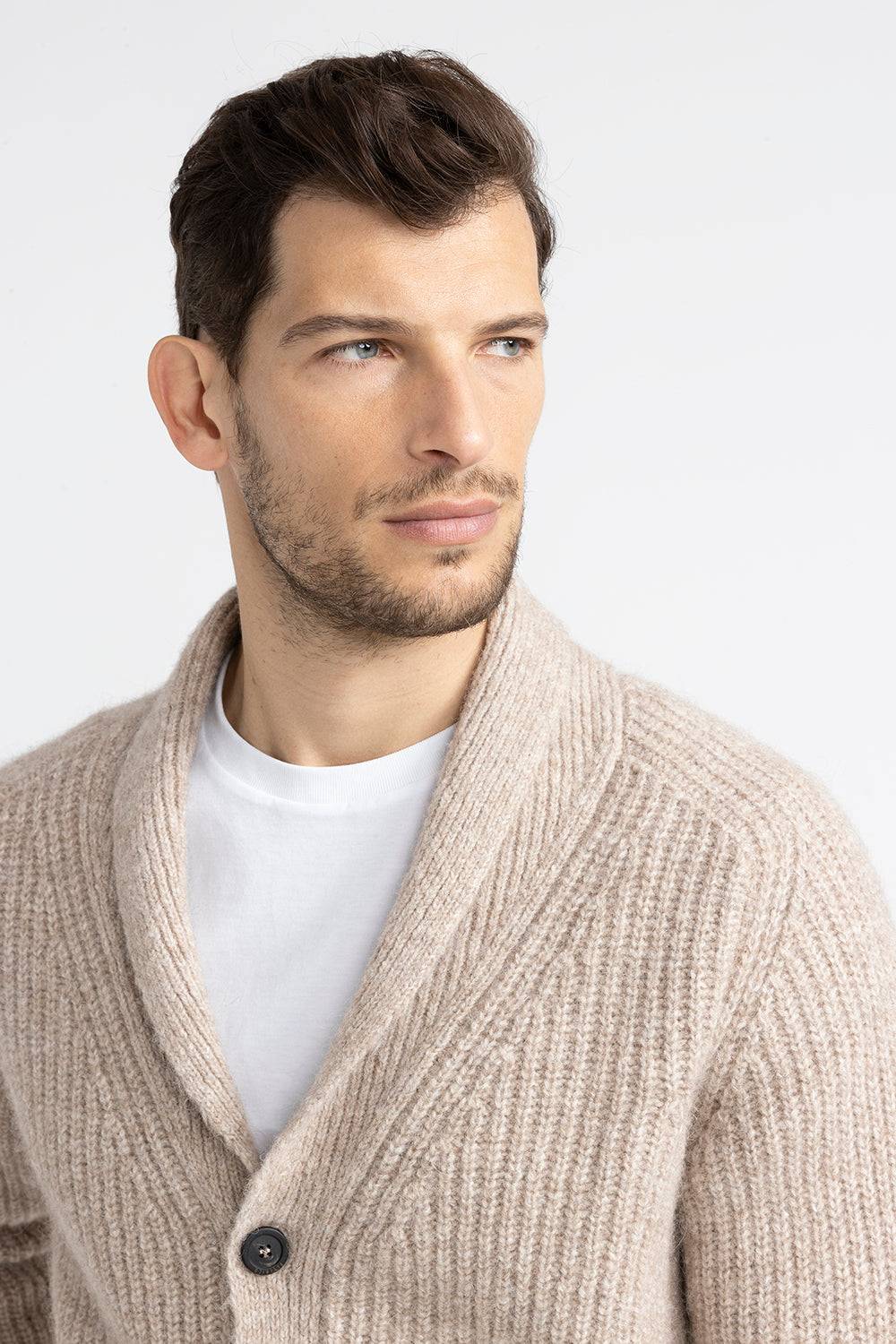 Peserico Cardigan in lana merinos extrafine e cashmere Online