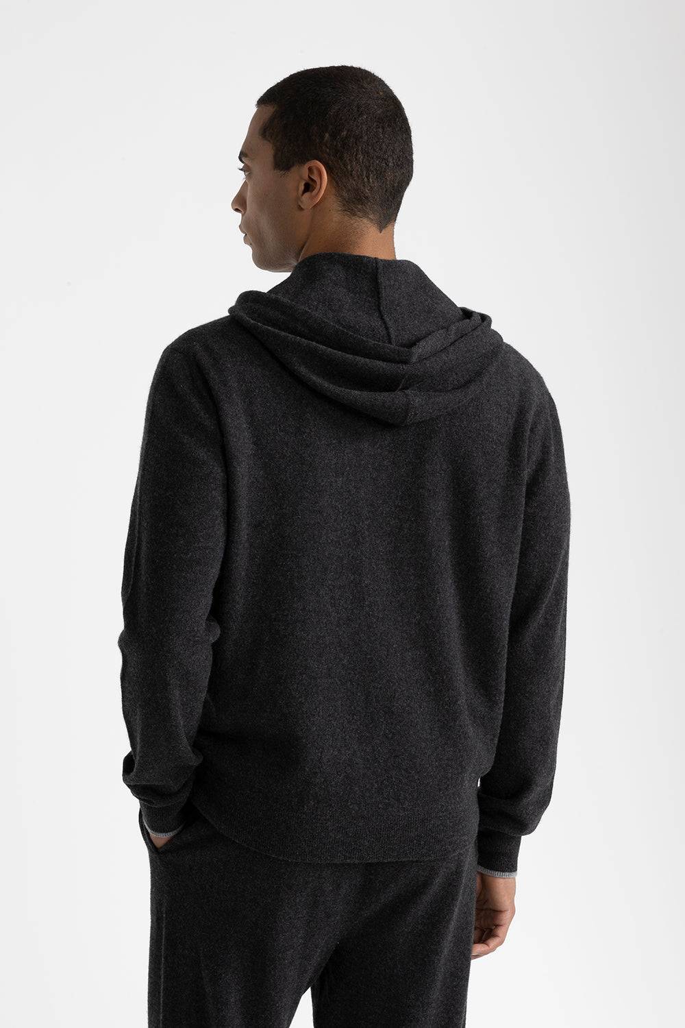 Peserico Felpa con cappuccio in lana merinos e cashmere Vendita Calda