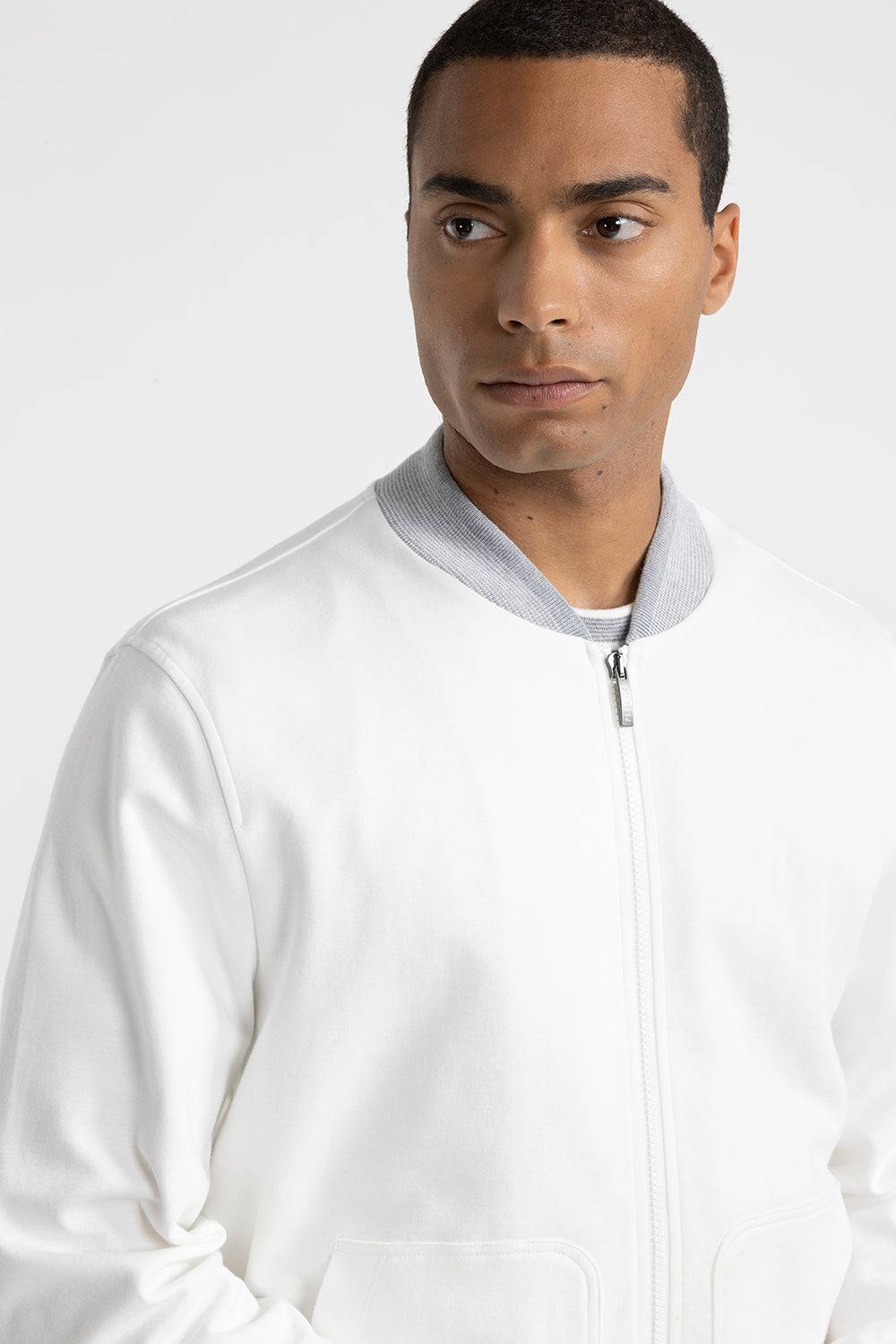 Peserico Felpa bomber in misto cotone Negozio