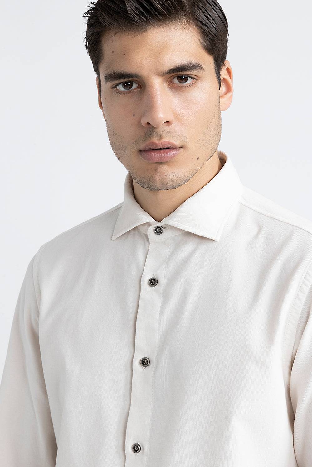 Peserico Camicia in velluto di cotone Promozione Limitata