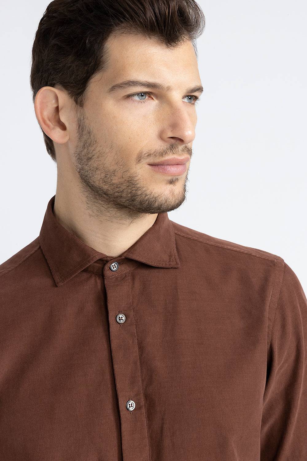 Peserico Camicia in velluto di cotone Fino Al -60%