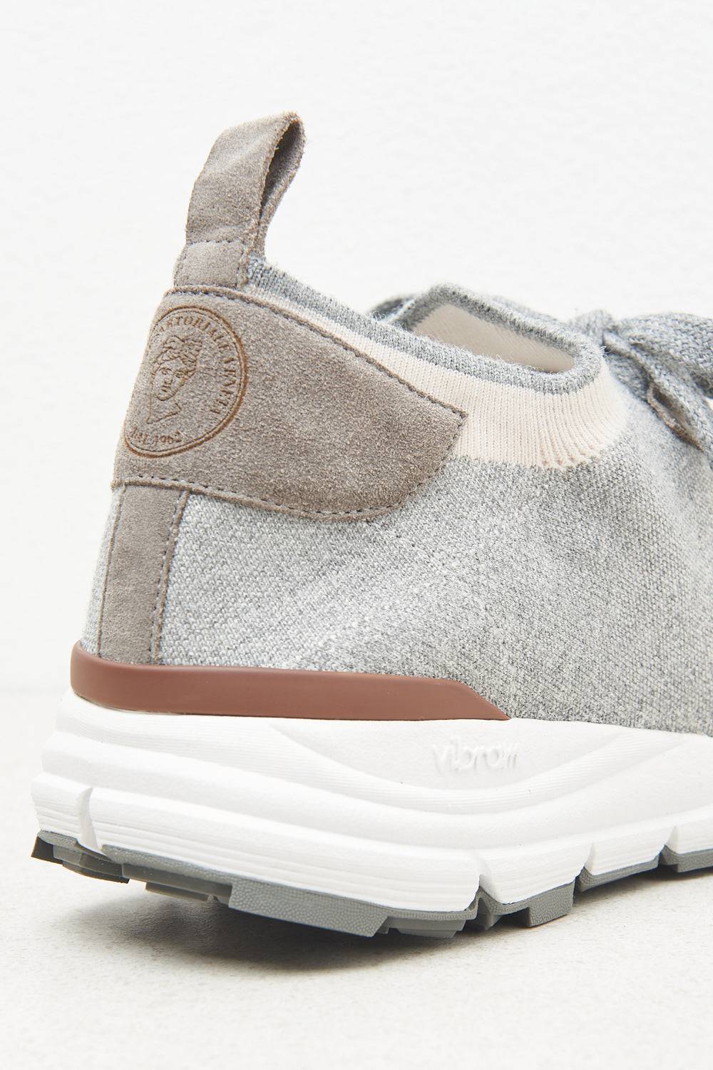 Peserico Sneakers in maglia e vera pelle Offerta