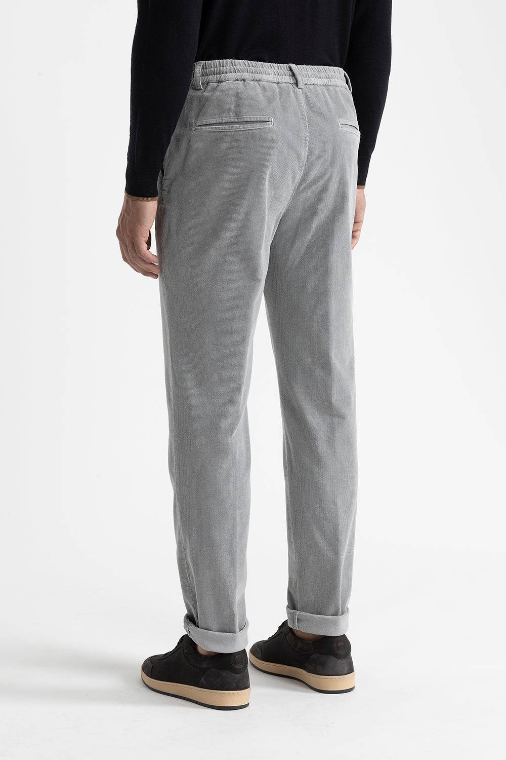 Peserico Pantalone jogger in velluto di cotone Economico