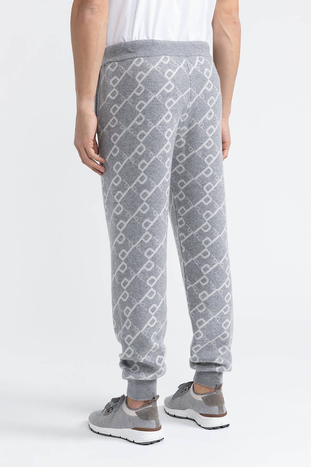 Peserico Pantalone logato in maglia di lana Online