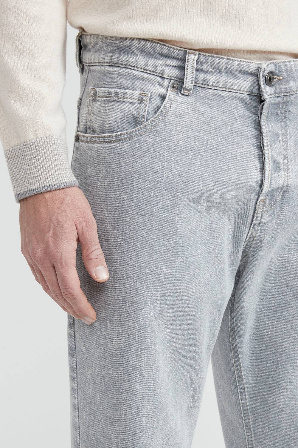 Peserico Pantalone denim in twill di cotone stretch Outlet