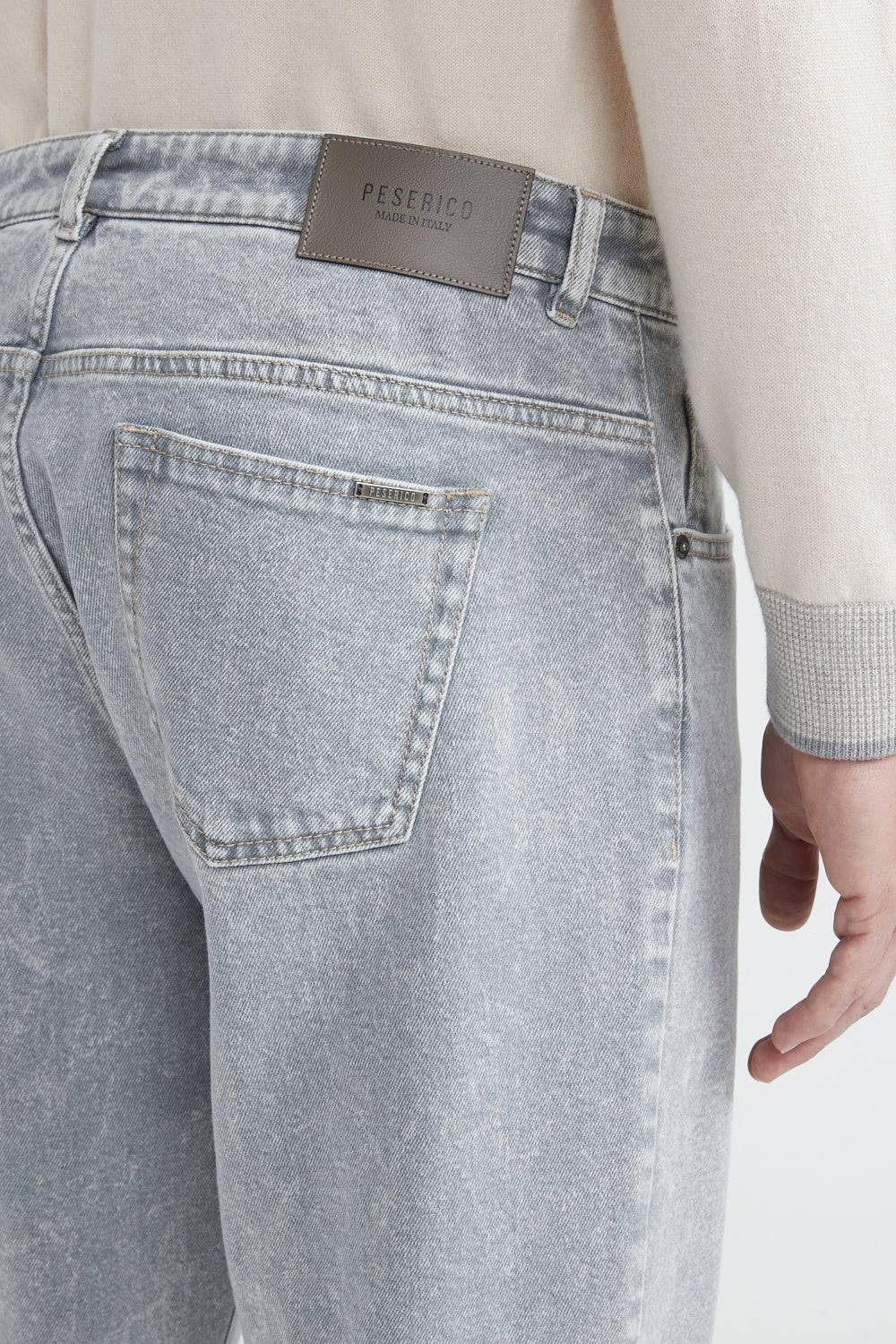 Peserico Pantalone denim in twill di cotone stretch Outlet