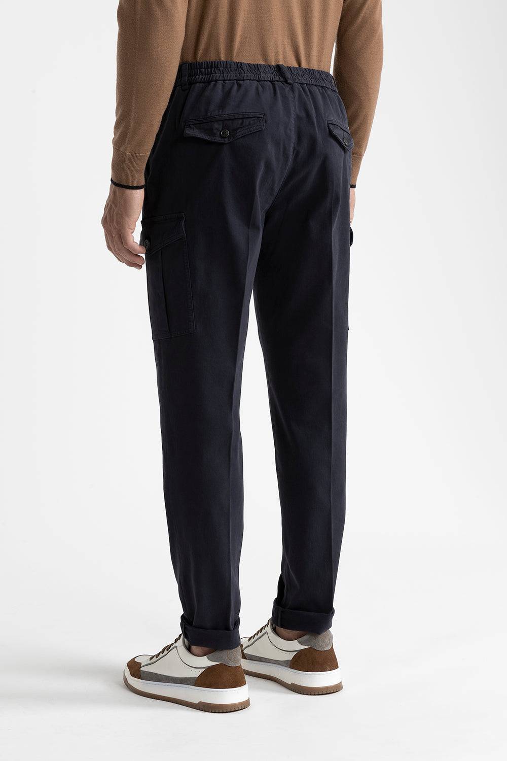 Peserico Pantalone chino tasconato in cotone Vendita Calda