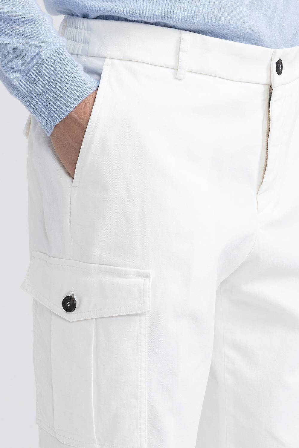 Peserico Pantalone chino tasconato in cotone Saldi Di Fabbrica