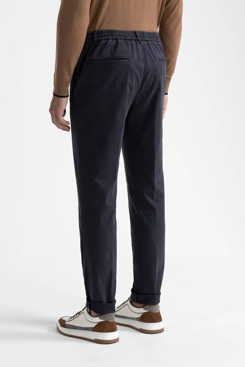 Peserico Pantalone jogger in cotone, seta e tencel Negozio