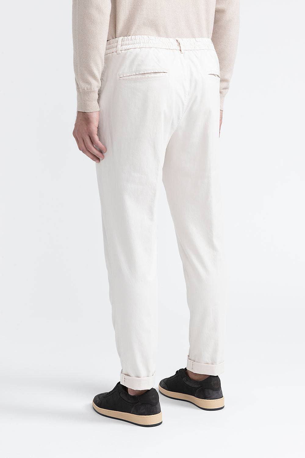 Peserico Pantalone jogger in cotone, seta e tencel In Saldo