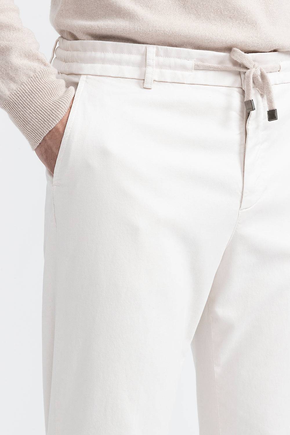 Peserico Pantalone jogger in cotone, seta e tencel In Saldo