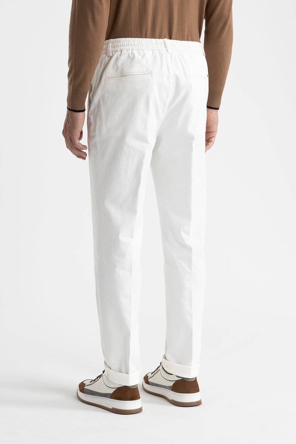 Peserico Pantalone jogger in cotone, seta e tencel Nuova