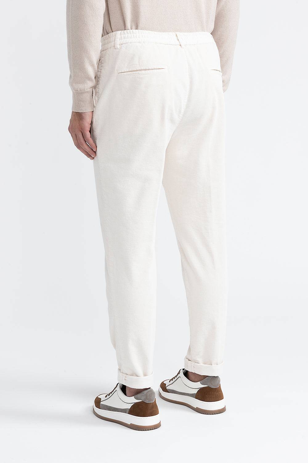 Peserico Pantalone jogger in velluto di cotone Moda