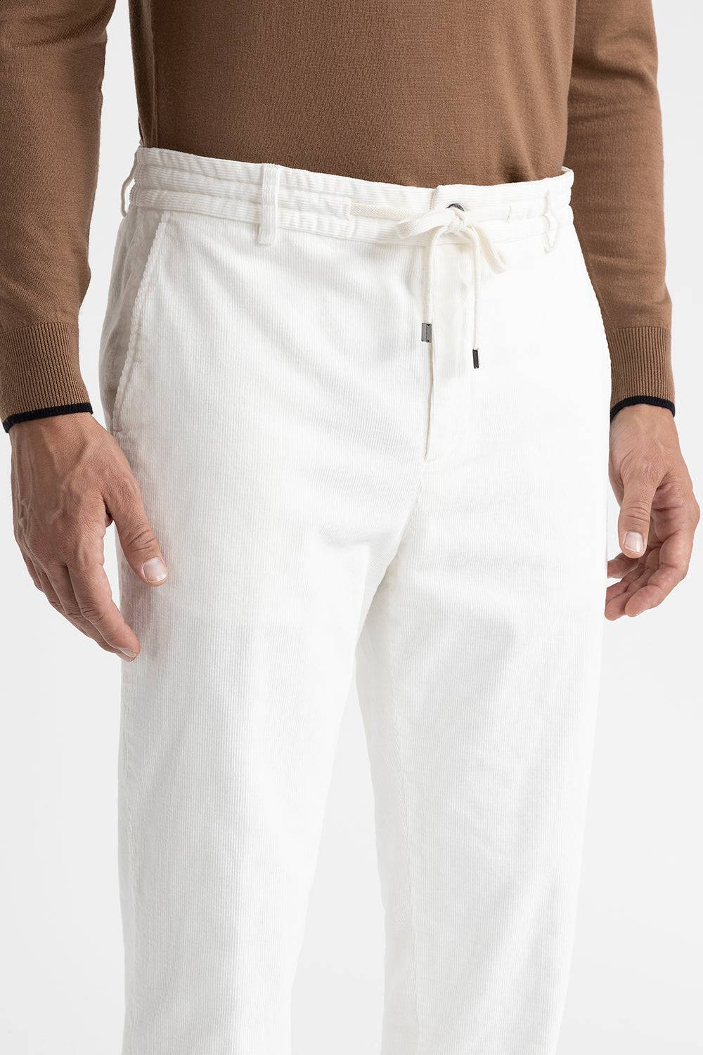 Peserico Pantalone jogger in velluto di cotone 2025