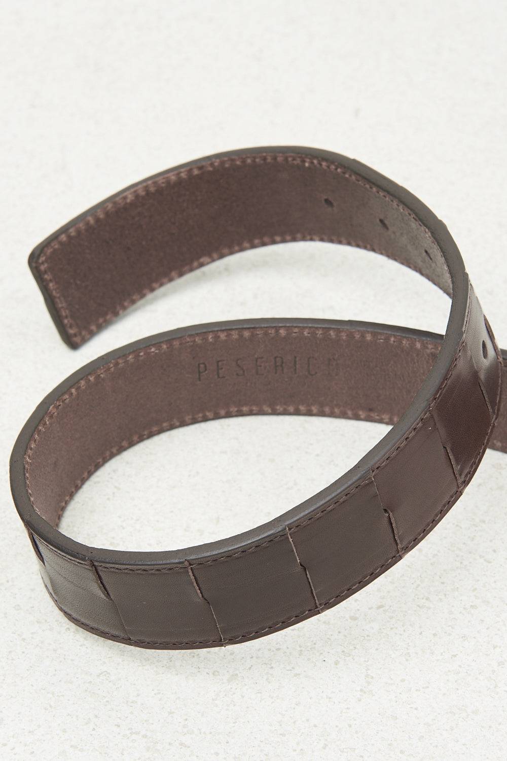 Peserico Cintura in vera pelle intrecciata Spedizione Gratuita