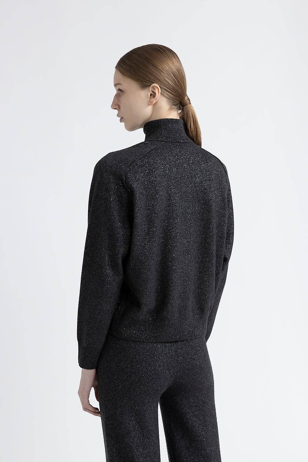 Peserico Maglia collo alto in lana, cashmere e lurex Outlet