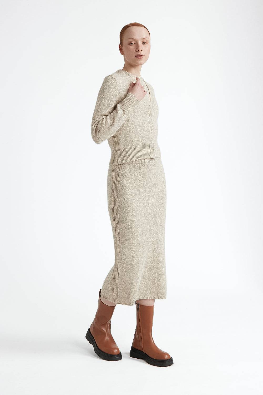 Peserico Cardigan in cotone e lana d'alpaca con lurex Hotsell