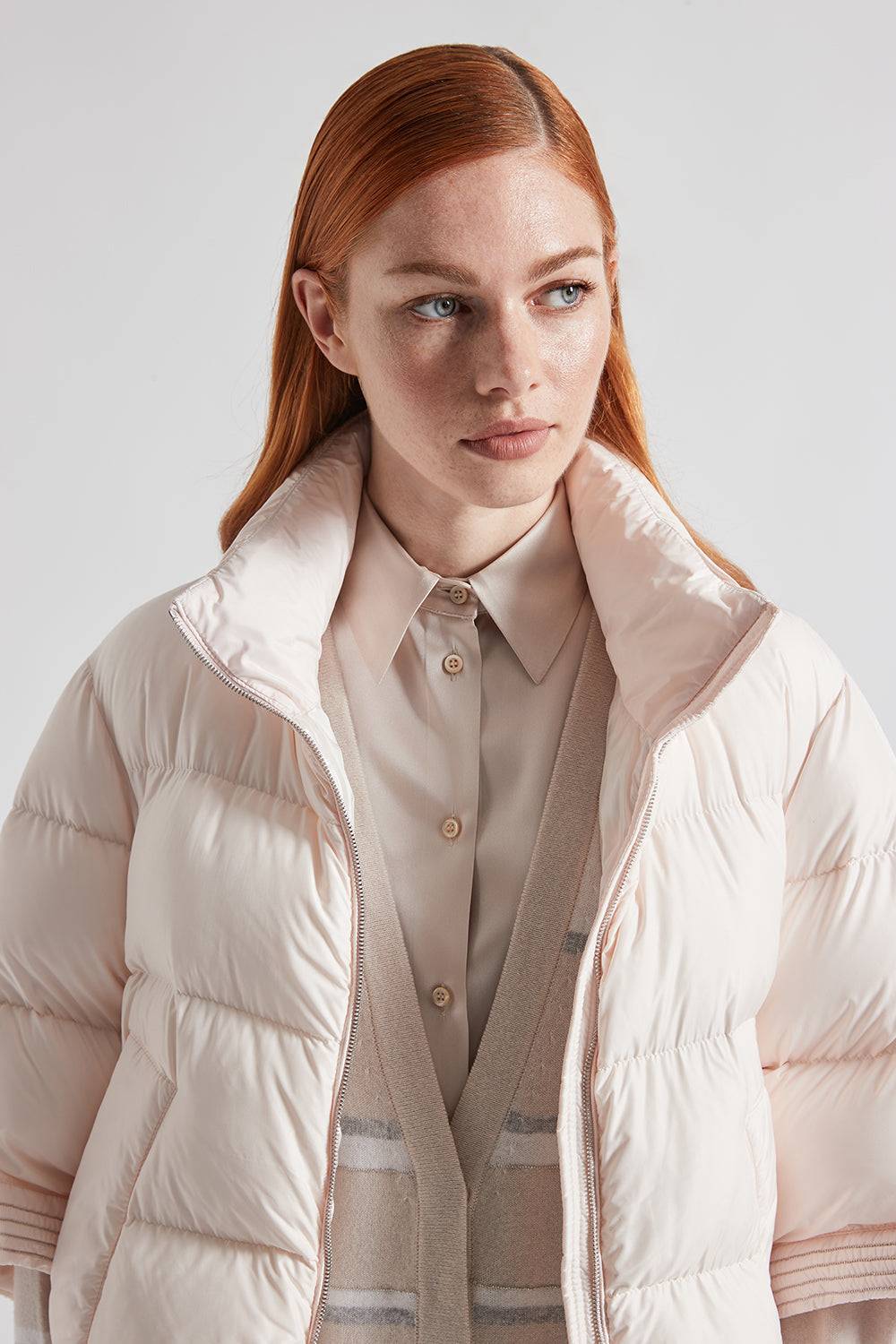 Peserico Camicia in raso di seta stretch Promozione Limitata