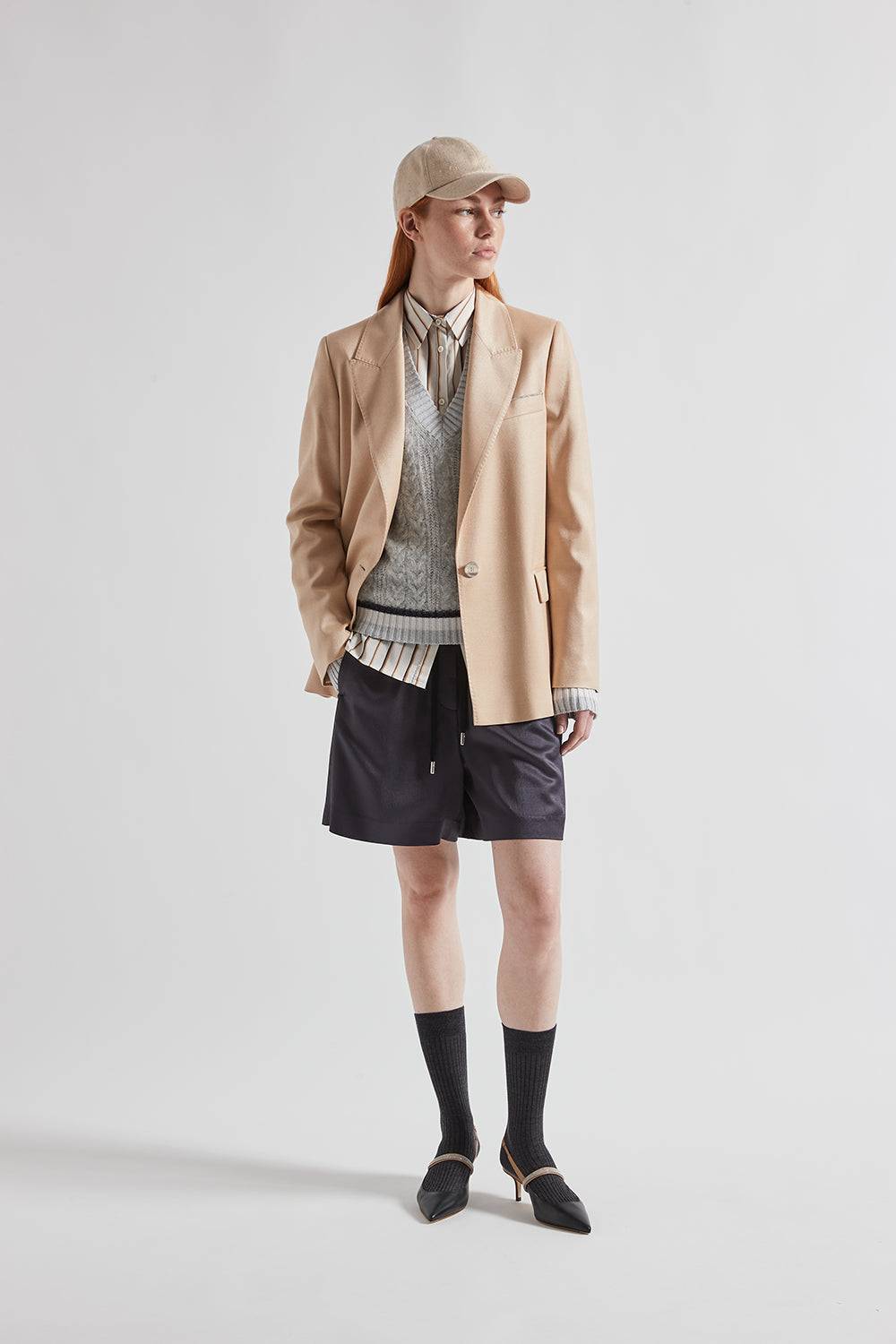 Peserico Shorts in lana viscosa Presa