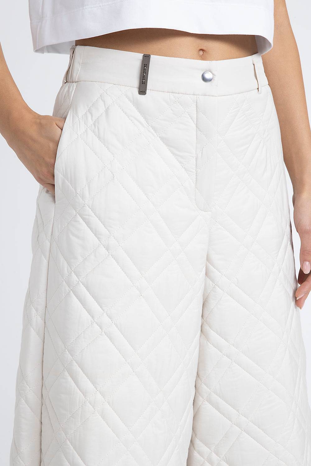 Peserico Pantalone trapuntato antigoccia Outlet