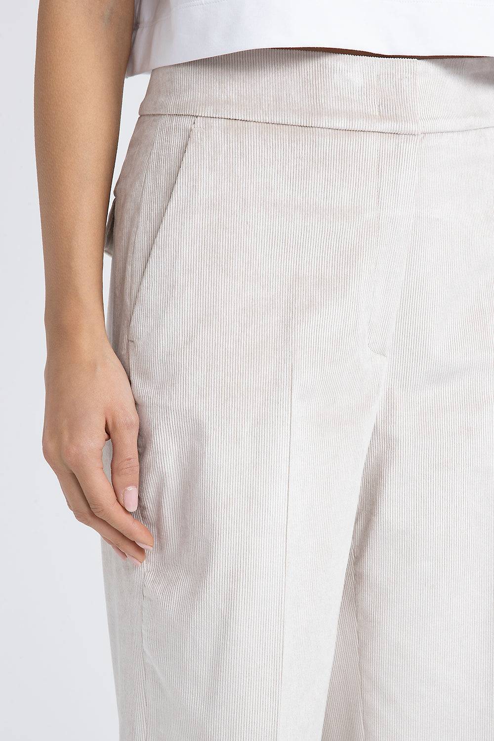 Peserico Pantalone straight in velluto 2000 righe I Più Venduti
