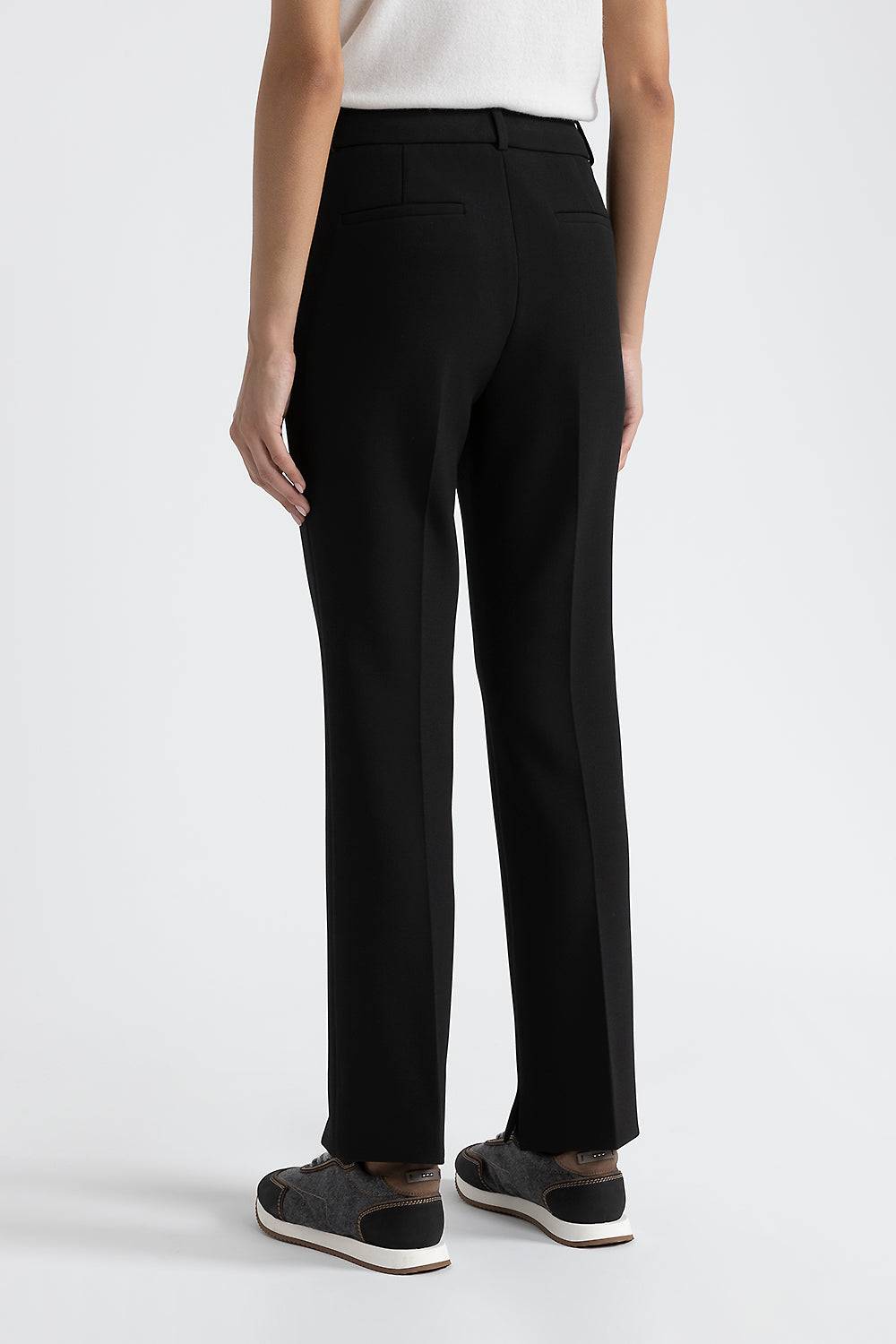 Peserico Pantalone in viscosa-cotone stretch Moda