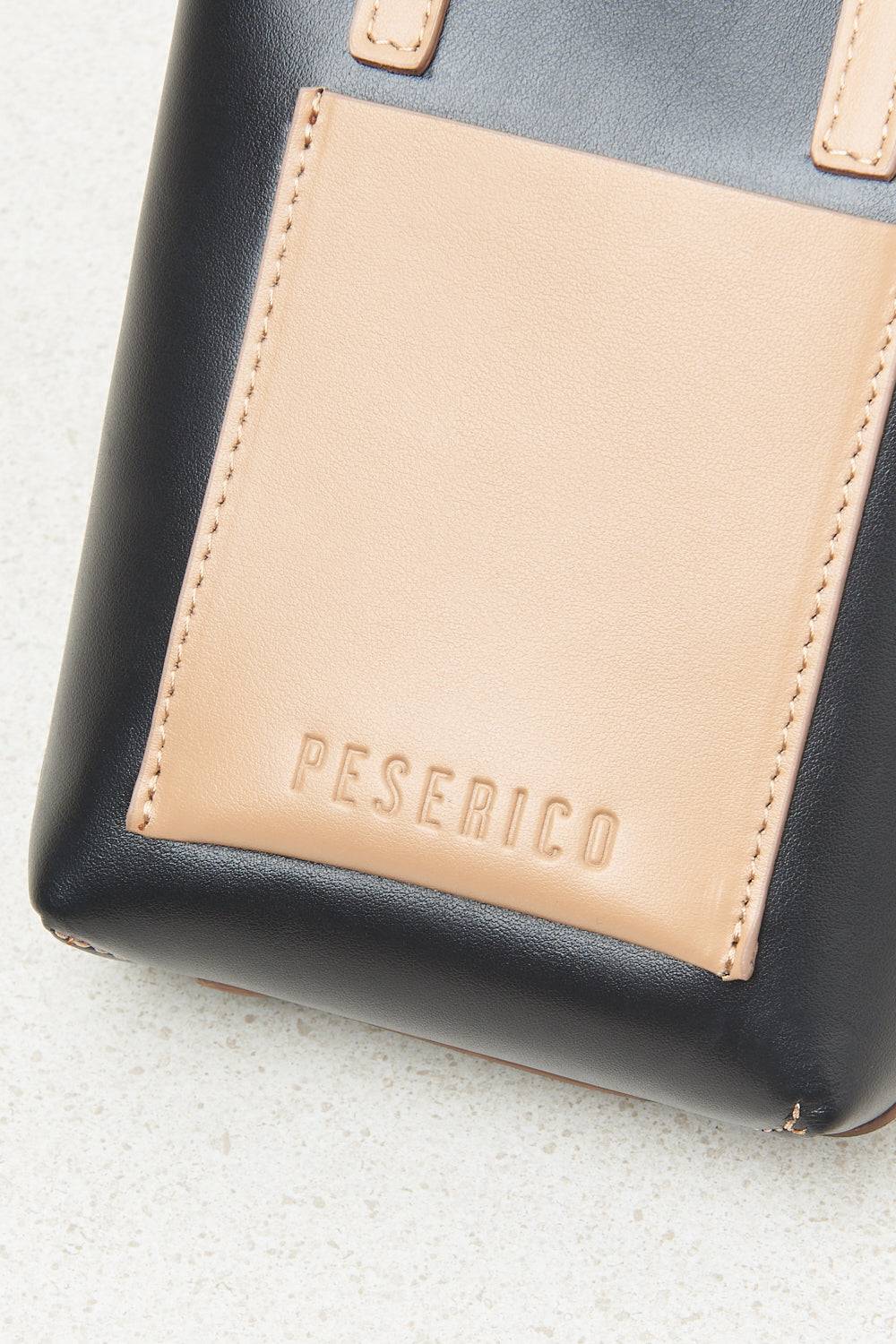 Peserico Borsa micro portacellulare in vera pelle Italia
