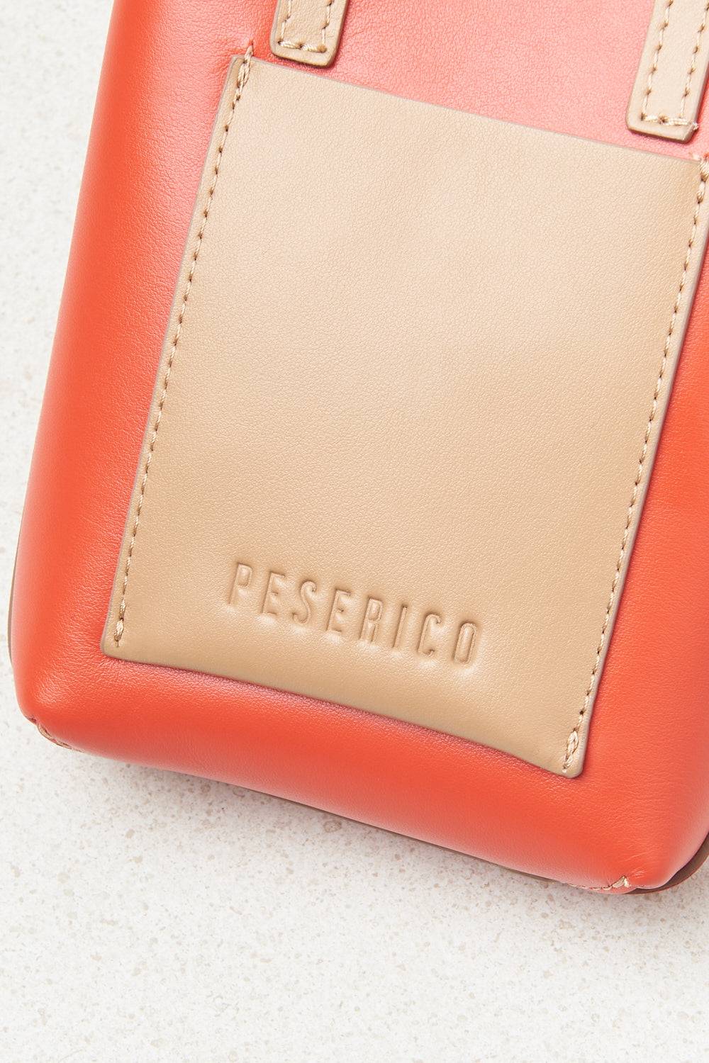 Peserico Borsa micro portacellulare in vera pelle 2025