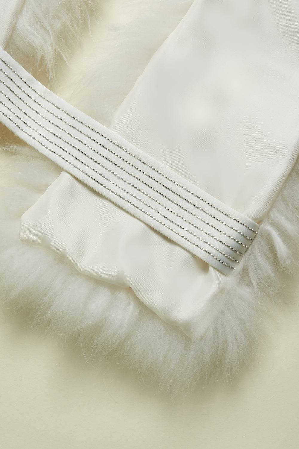 Peserico Collo in vero pelo di capra cashmere In Linea