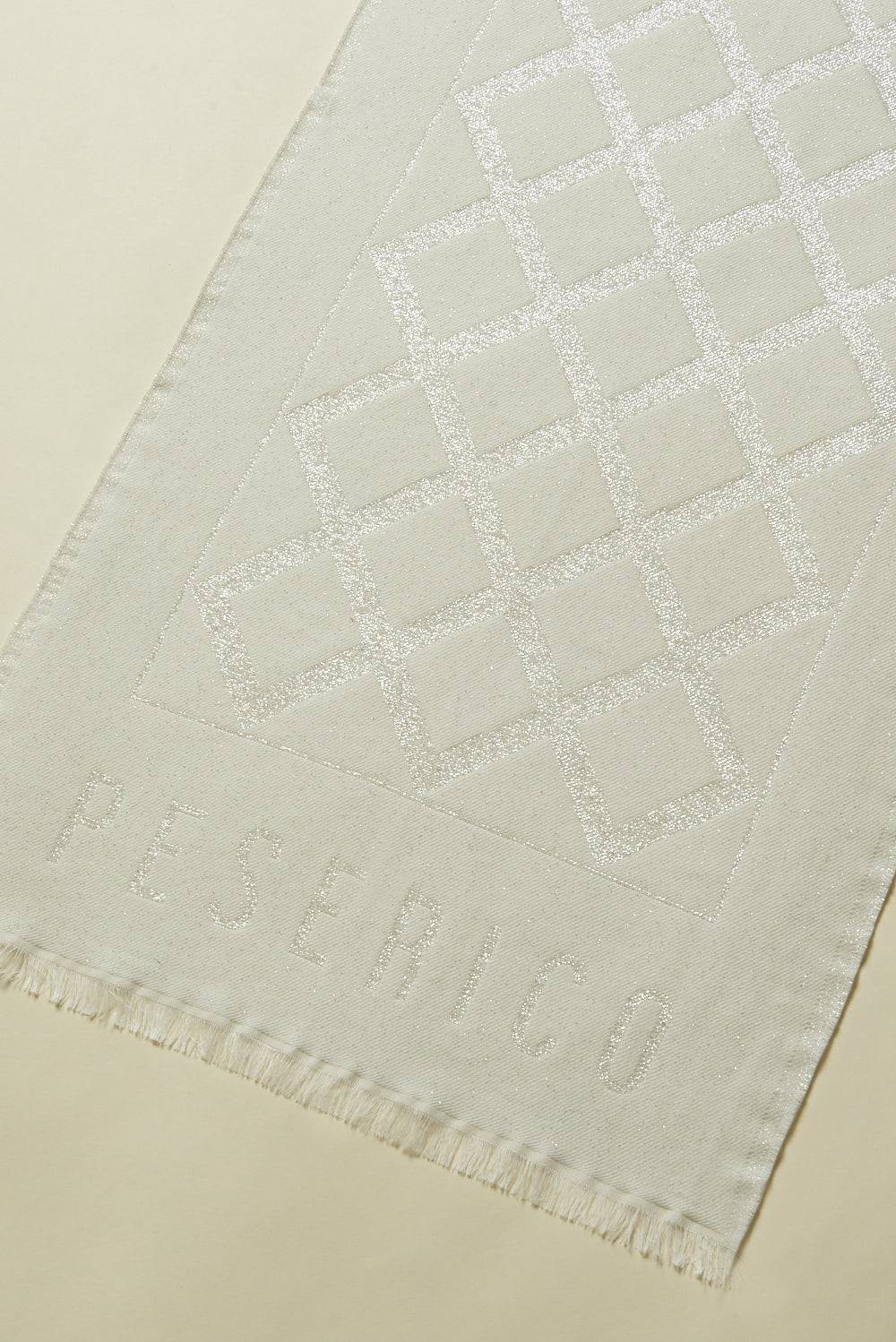 Peserico Stola in lana e modal con motivo geometrico Qualità Garantita