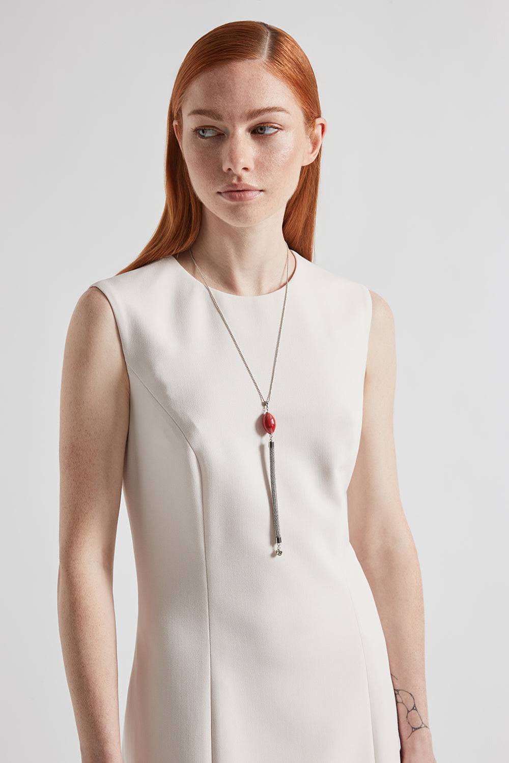 Peserico Collana lunga con pendente in vetro di Murano Promozione Limitata