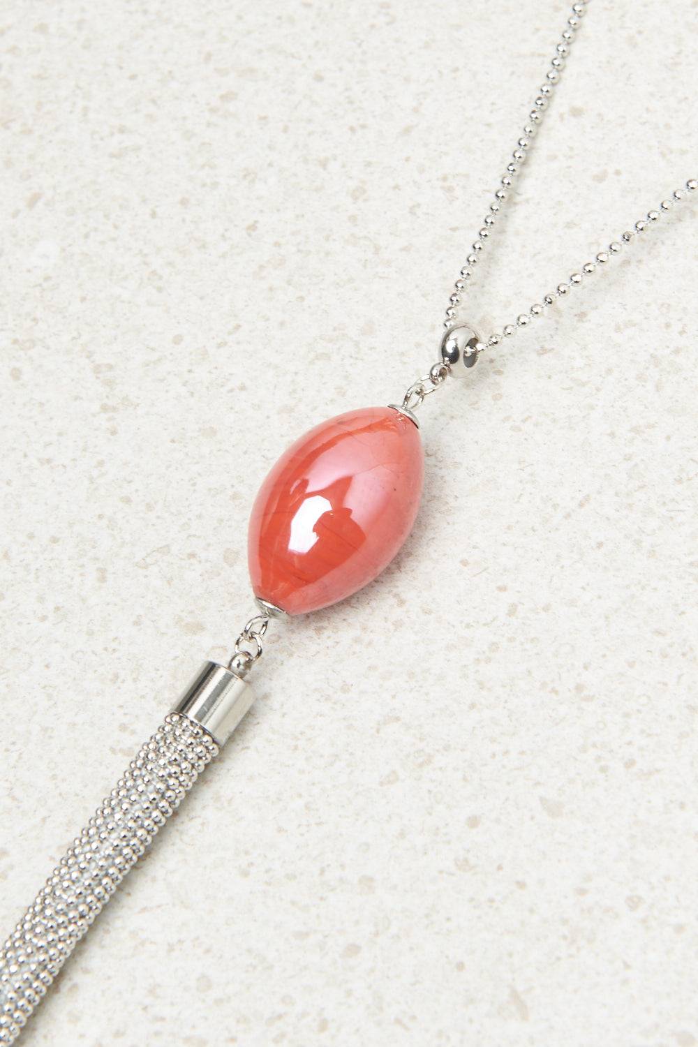 Peserico Collana lunga con pendente in vetro di Murano Promozione Limitata
