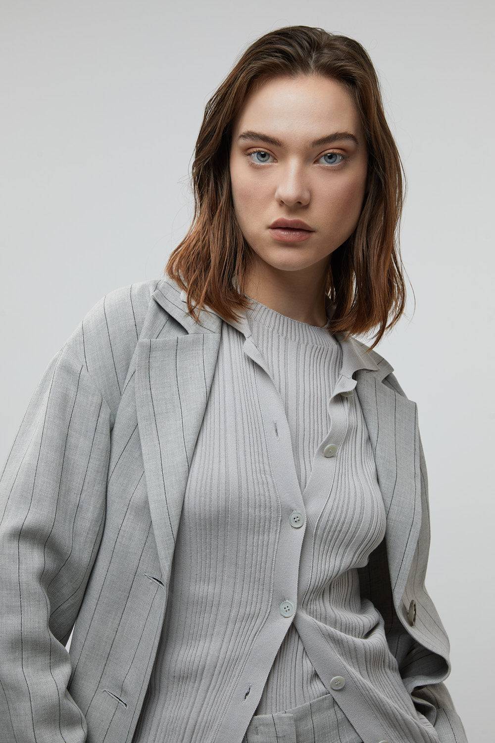 Peserico Blazer monopetto in lino, viscosa e lurex In Saldo