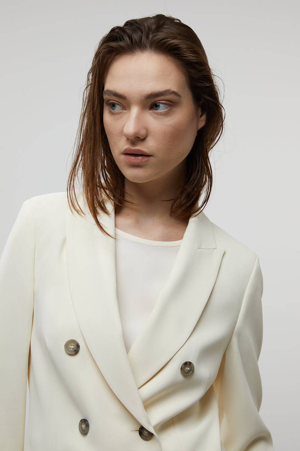 Peserico Blazer doppiopetto in cady crepe Moda
