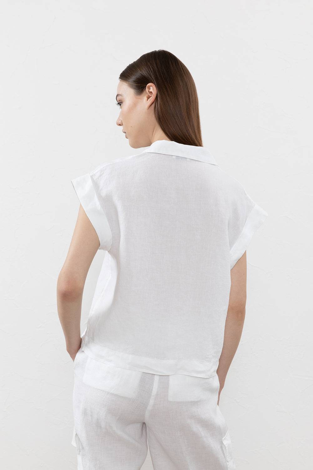Peserico Camicia in tela di puro lino Nuovo