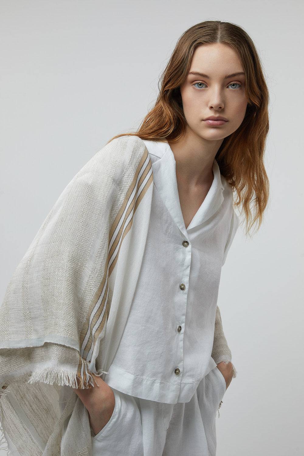 Peserico Camicia in tela di puro lino Nuovo