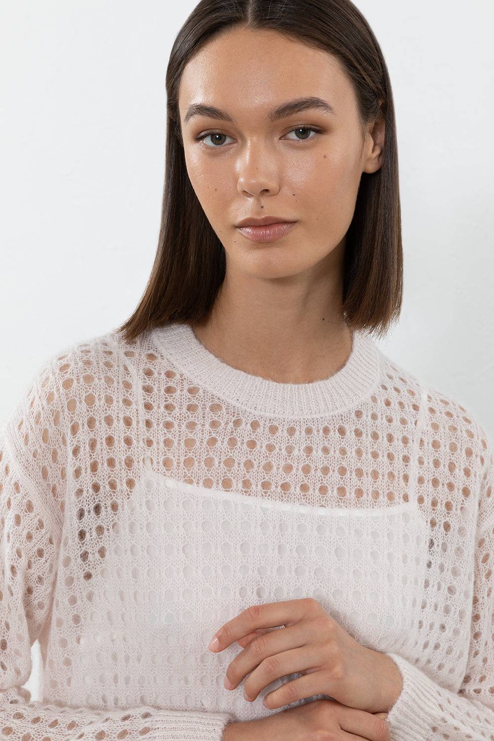 Peserico Maglia in leggero filato di baby suri alpaca Shopping Online