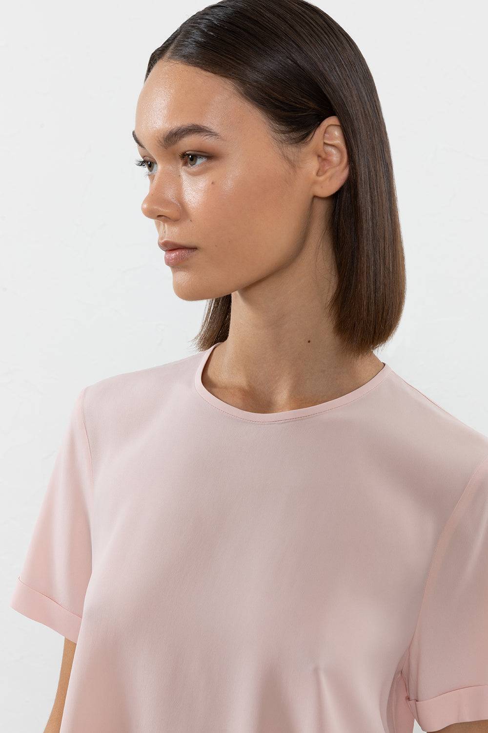 Peserico T-shirt in crepe de chine misto seta Online